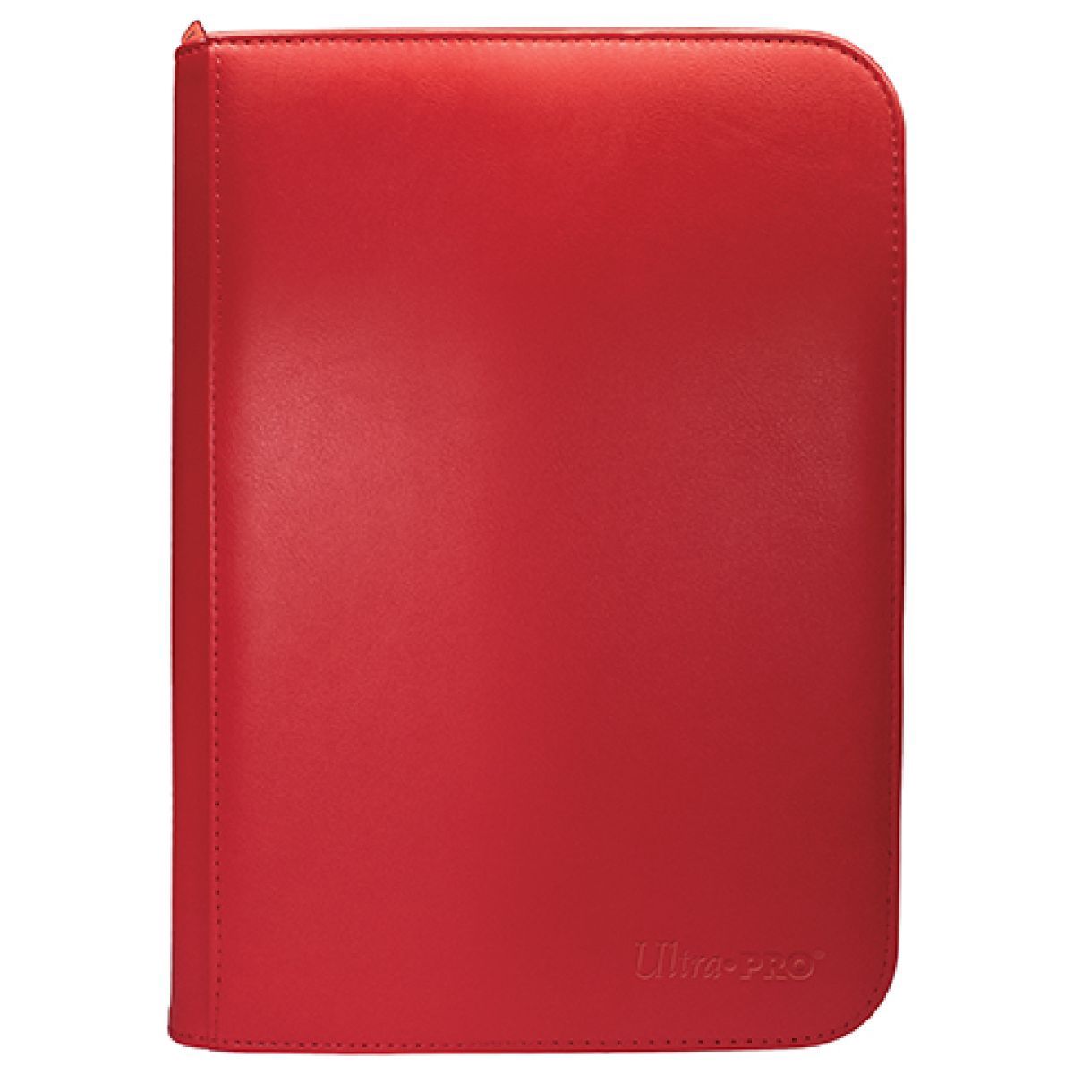 Ultra Pro: VIVID 4-Pocket Zippered PRO Binder - Red