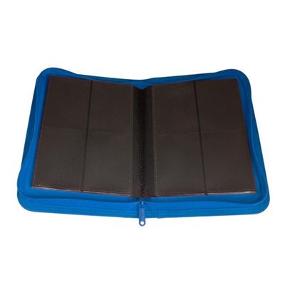 Blue - Palms Off Collector’s Series 4 Pocket Zip Binder