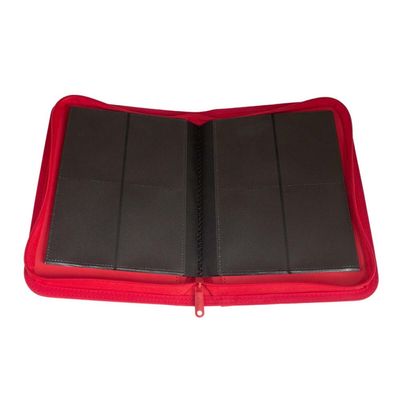 Red - Palms Off Collector’s Series 4 Pocket Zip Binder