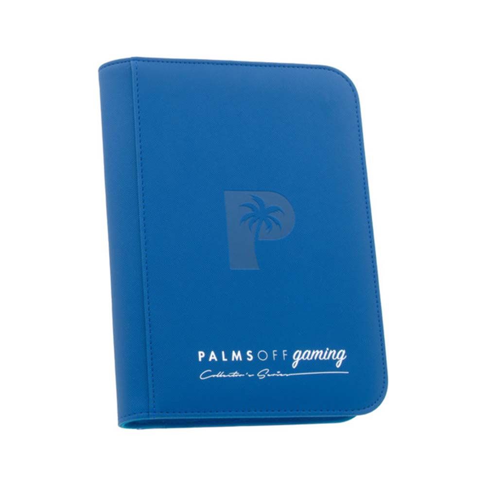 Blue - Palms Off Collector’s Series 4 Pocket Zip Binder
