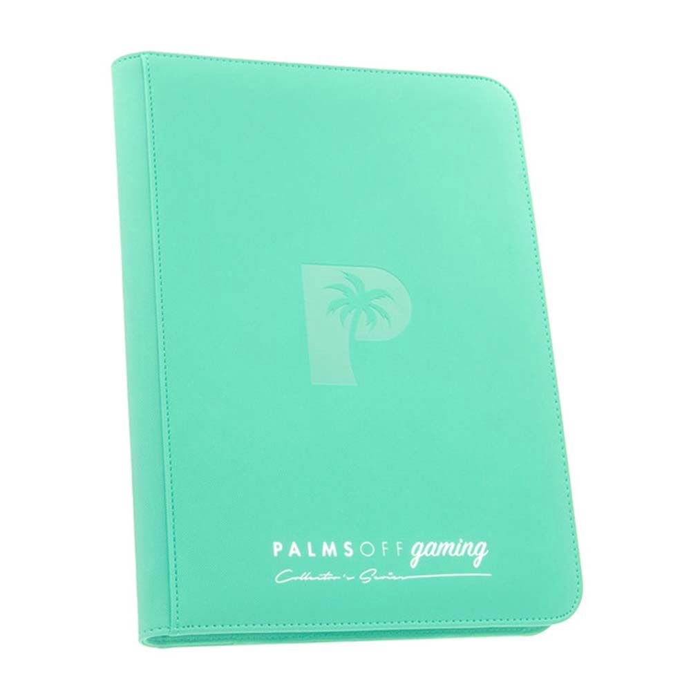 Turquoise - Palms Off Collector’s Series 9 Pocket Zip Binder