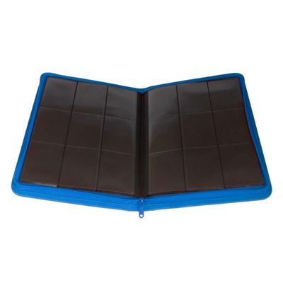 Blue - Palms Off Collector’s Series 9 Pocket Zip Binder