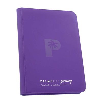 Purple - Palms Off Collector’s Series 9 Pocket Zip Binder