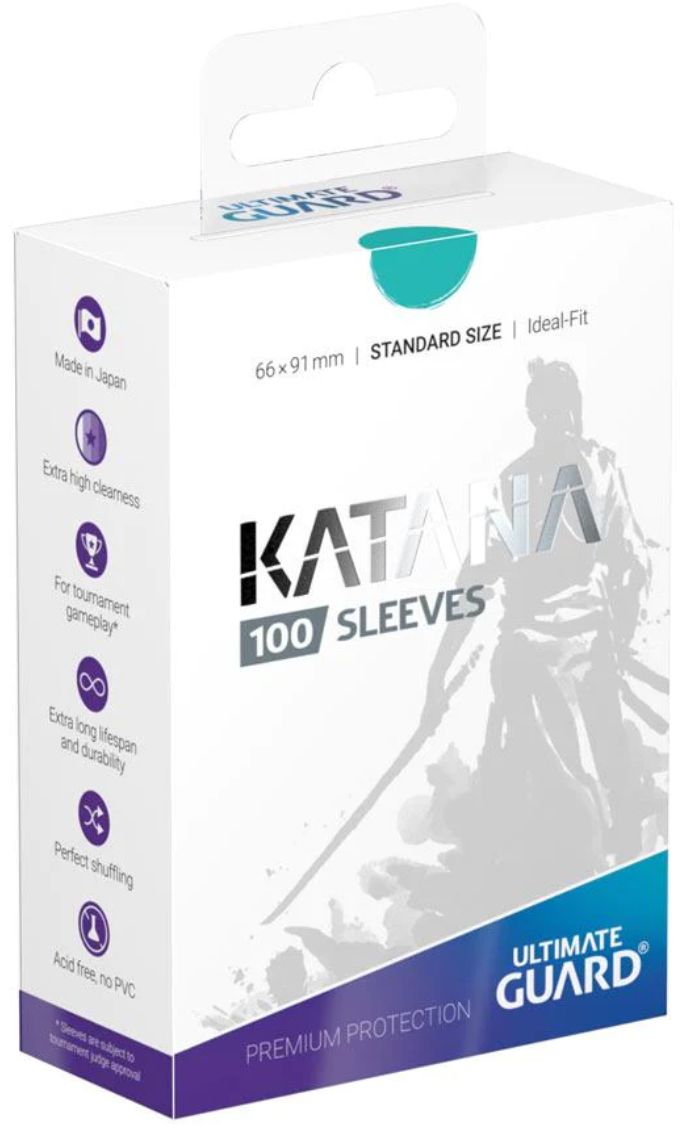 Katana Sleeves 100ct Standard - Turquoise