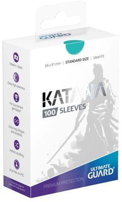 Katana Sleeves 100ct Standard - Turquoise