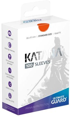 Katana Sleeves 100ct Standard - Orange