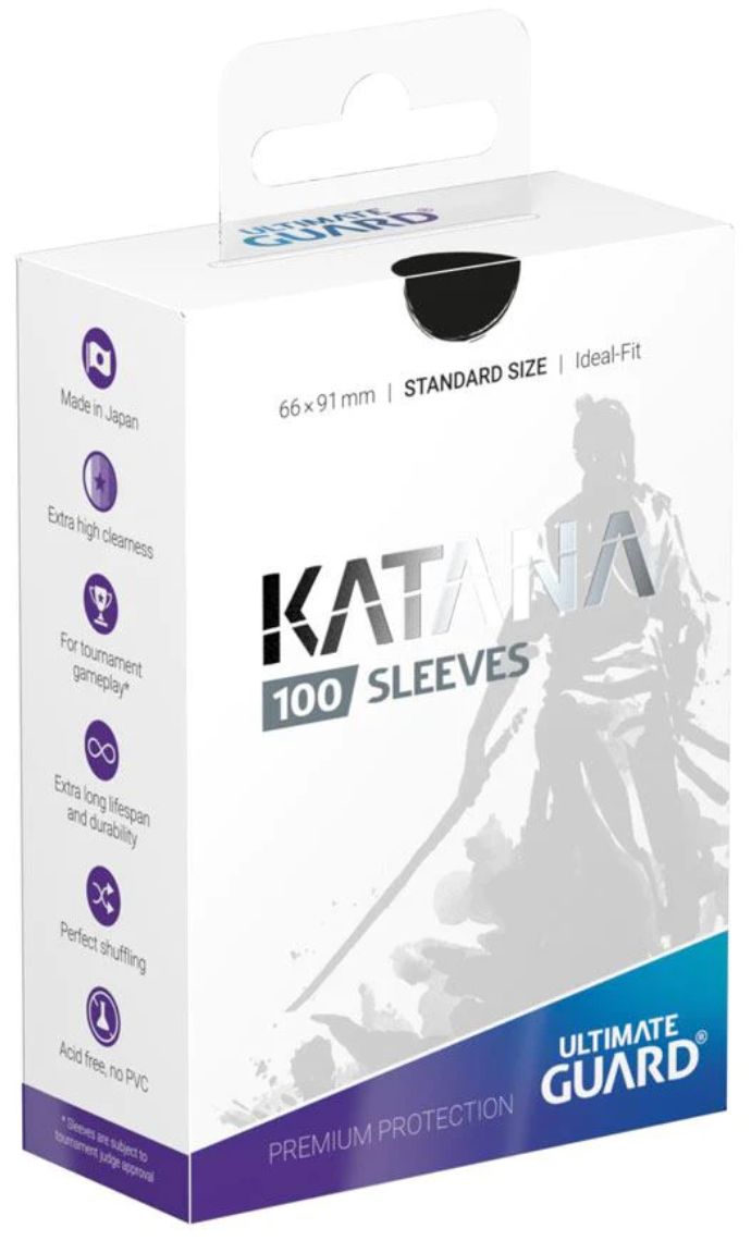 Katana Sleeves 100ct Standard - Black
