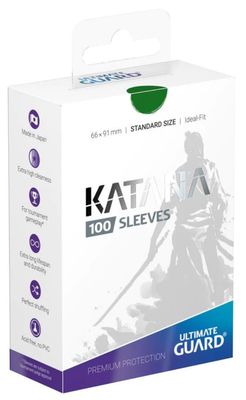 Katana Sleeves 100ct Standard - Green
