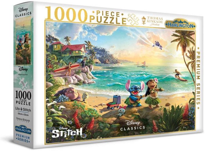 Harlington Thomas Kinkade PQ  Disney  Lilo &amp; Stitch 1000 Piece Puzzle
