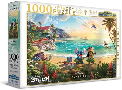 Harlington Thomas Kinkade PQ  Disney  Lilo &amp; Stitch 1000 Piece Puzzle