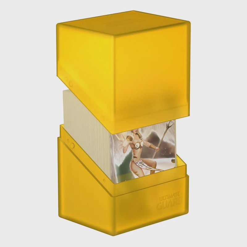 Ultimate Guard: Boulder 60+ Deck Case - Amber Ultimate Guard: Boulder 60+ Deck Case - Amber