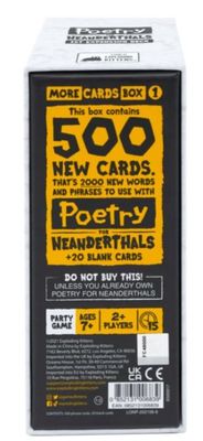 Poetry for Neanderthals Expansion (By Exploding Kittens)