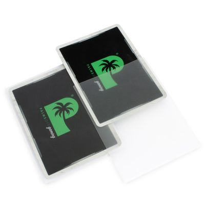 Palms Off Blackout Deck Sleeves (100) Clear (Clear Front)