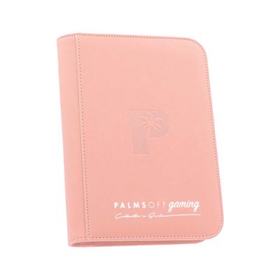 Pink - Palms Off Collector’s Series 4 Pocket Zip Binder