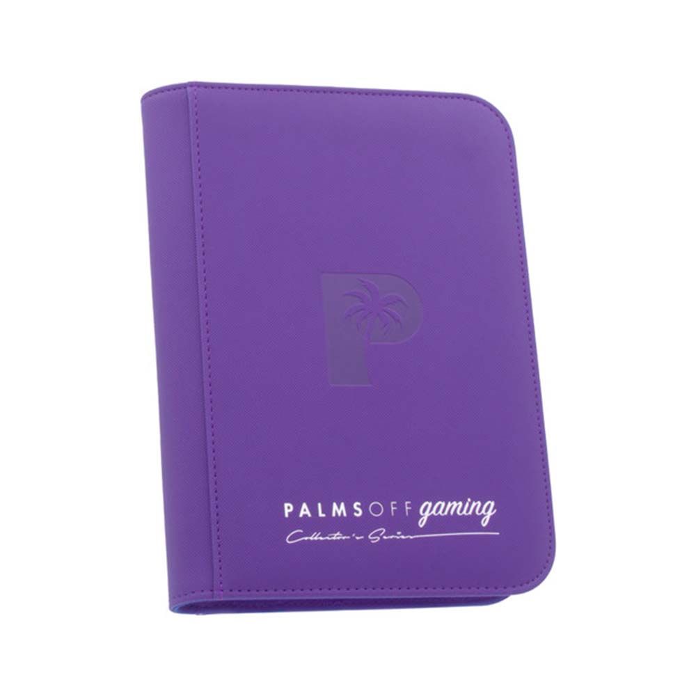 Purple - Palms Off Collector’s Series 4 Pocket Zip Binder