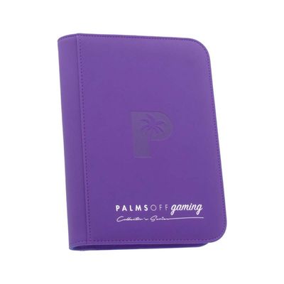 Purple - Palms Off Collector’s Series 4 Pocket Zip Binder
