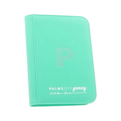 Turquoise - Palms Off Collector’s Series 4 Pocket Zip Binder