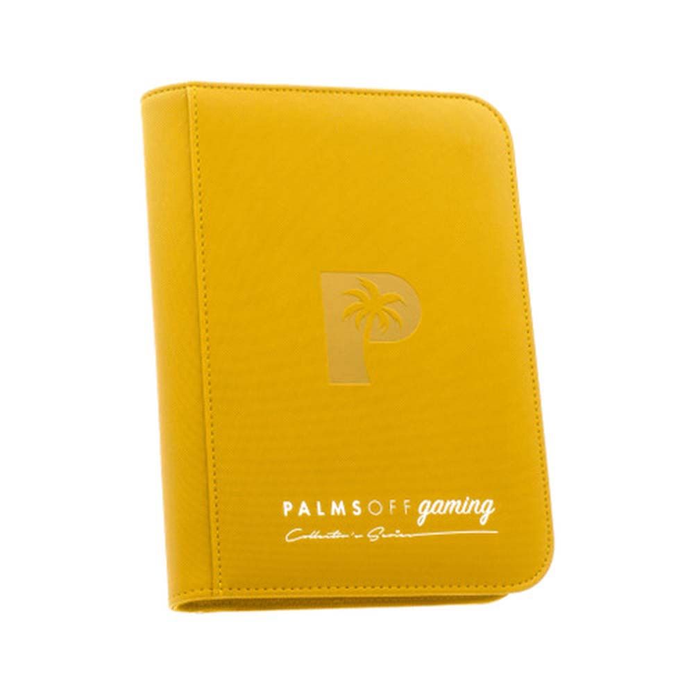 Yellow - Palms Off Collector’s Series 4 Pocket Zip Binder