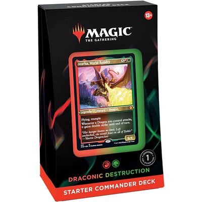 Magic Starter Commander Deck - Draconic Destruction
