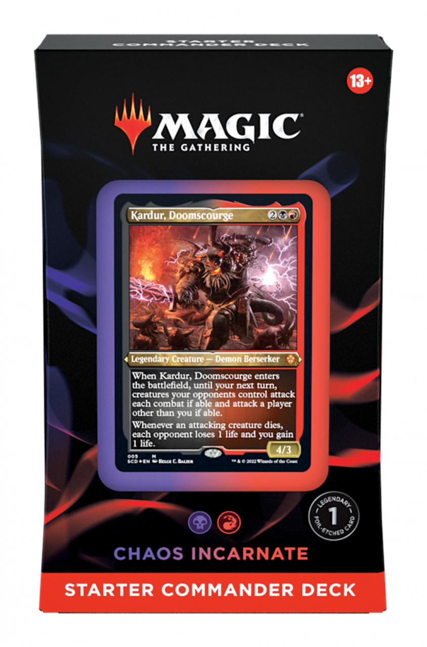 Magic Starter Commander Deck - Chaos Incarnate