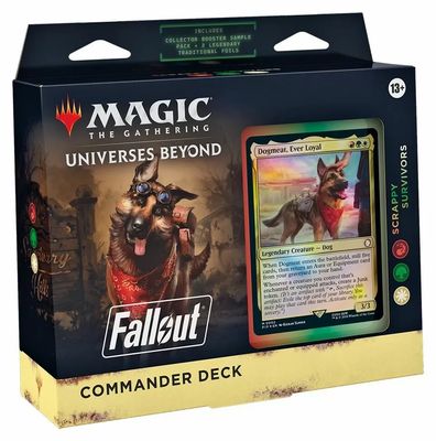 Fallout Scrappy Survivors Commander Deck