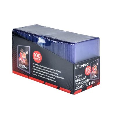 Ultra Pro: 3&quot; x 4&quot; Toploaders &amp; Card Sleeves (100)