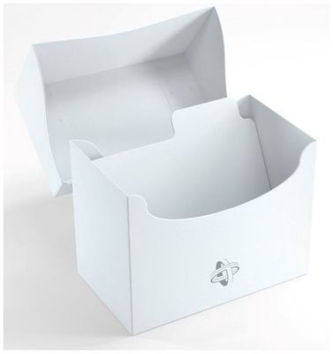 Gamegenic Side Holder Holds 80 Sleeves Deck Box White