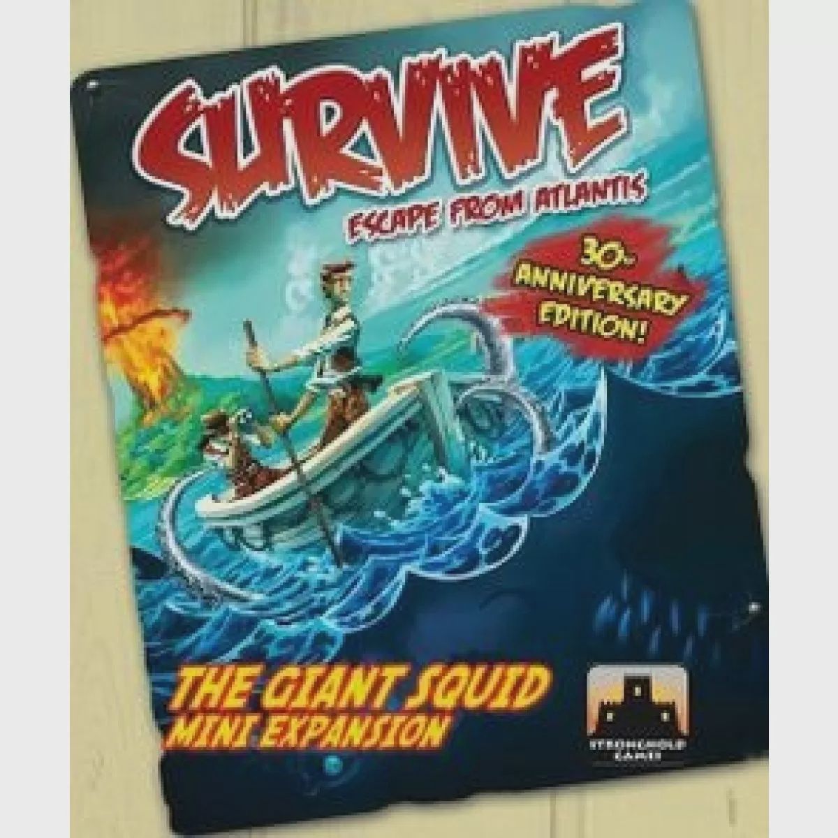 Survive Escape from Atlantis 30th Anniversary Edition The Giant Squid (Mini Expansion)