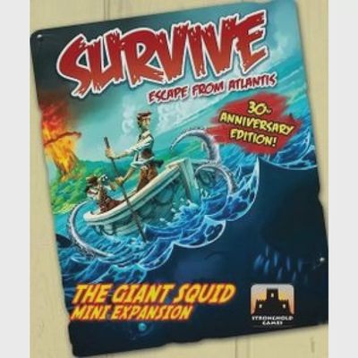 Survive Escape from Atlantis 30th Anniversary Edition The Giant Squid (Mini Expansion)