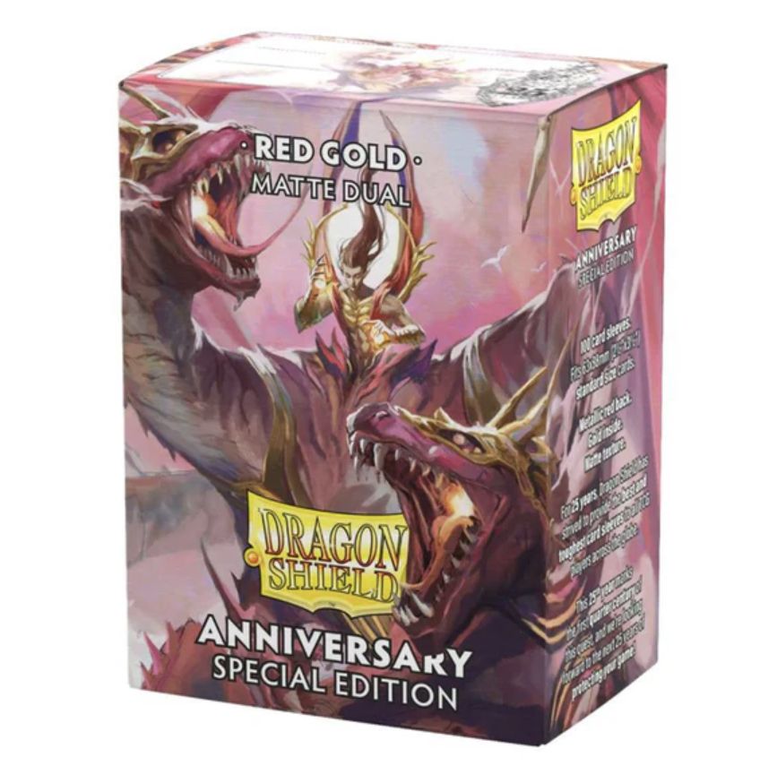 Dragon Shield: Anniversary Special Edition - Matte Dual Red Gold