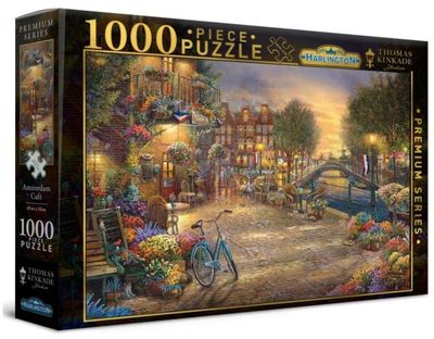 Harlington Thomas Kinkade PQ Amsterdam Café 1000 pieces