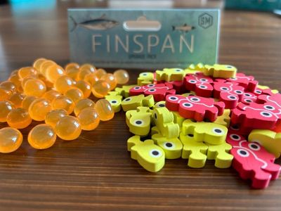 Finspan Upgrade Pack (Wooden Tokens &amp; Squishy Eggs)