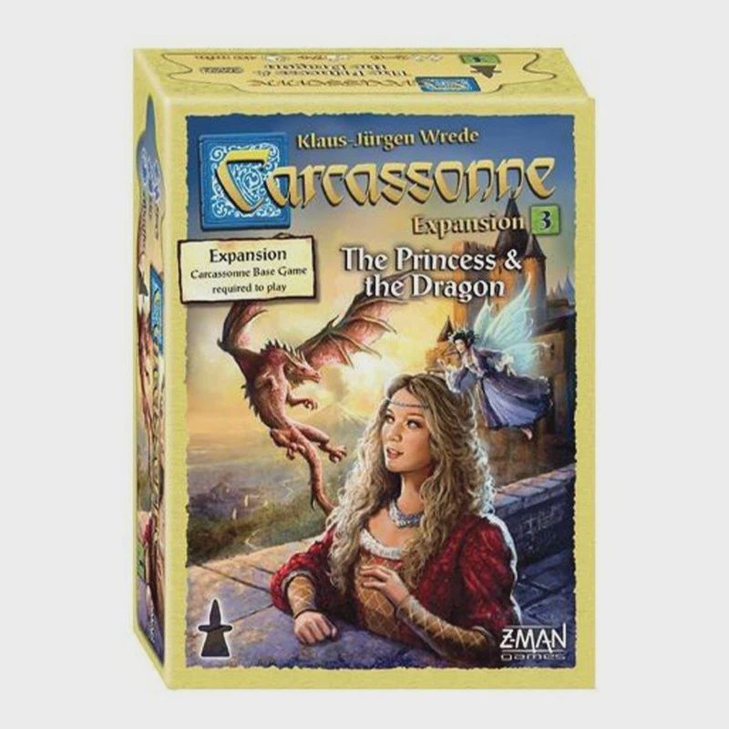 Carcassonne: Expansion 3 – Princess and the Dragon New Edition