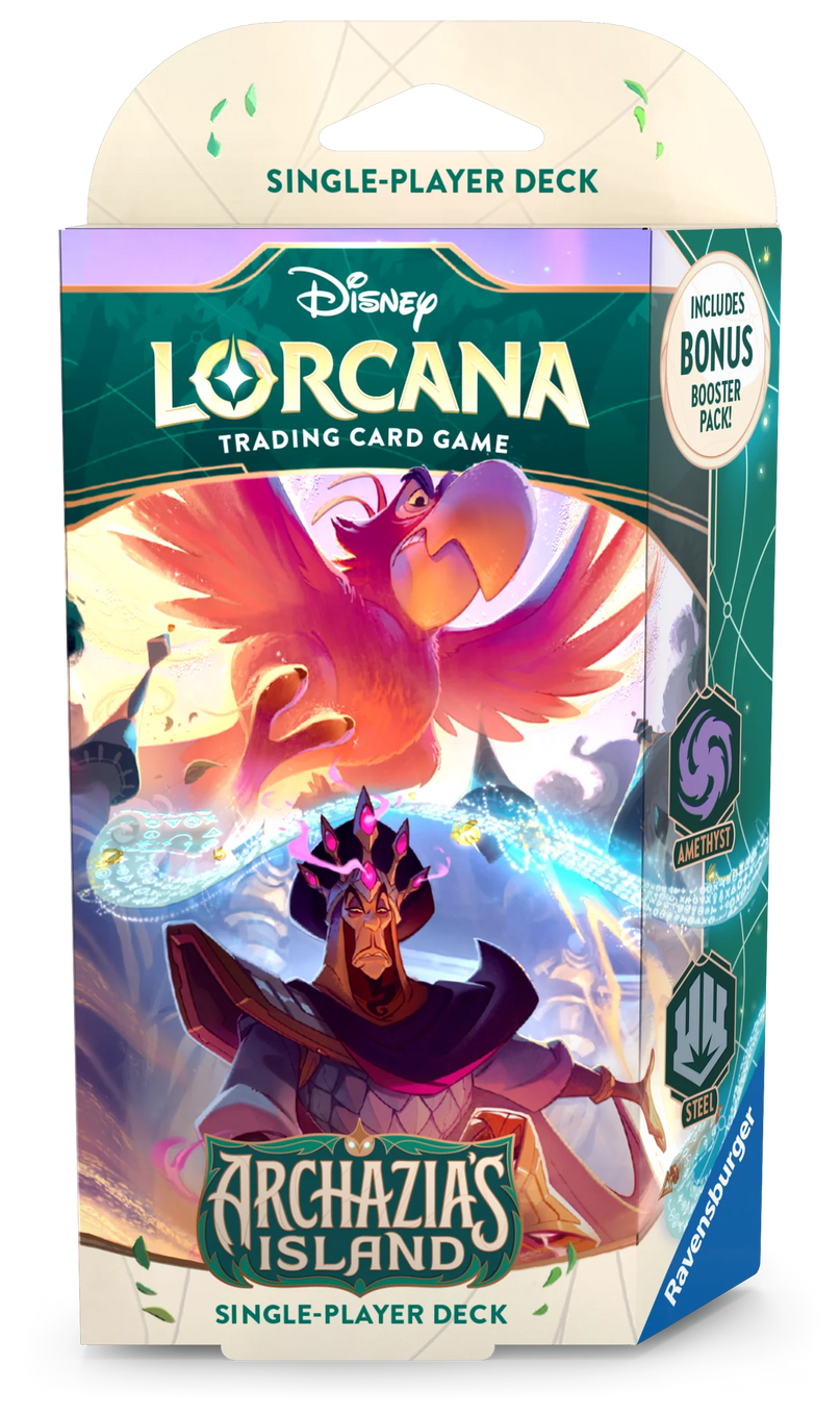 Lorcana: Archazia&#39;s Island - Starter Deck (Amethyst &amp; Steel)