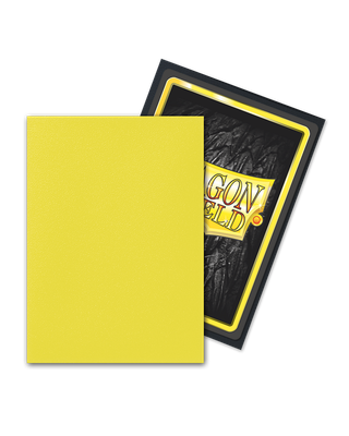 Dragon Shield Standard Size 100pk - Matte Yellow