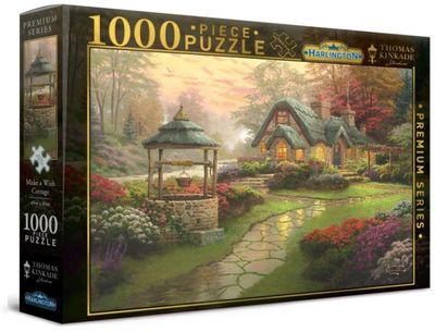 Harlington Thomas Kinkade PQ Make a Wish Cottage 1000 pieces