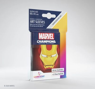 Gamegenic Marvel Champions Art Sleeves - Iron Man