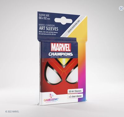 Gamegenic Marvel Champions Art Sleeves - Spider-Woman