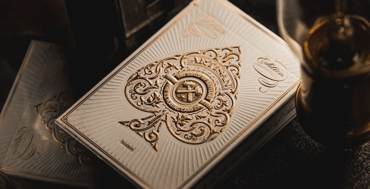 Artisan White Playing Cards