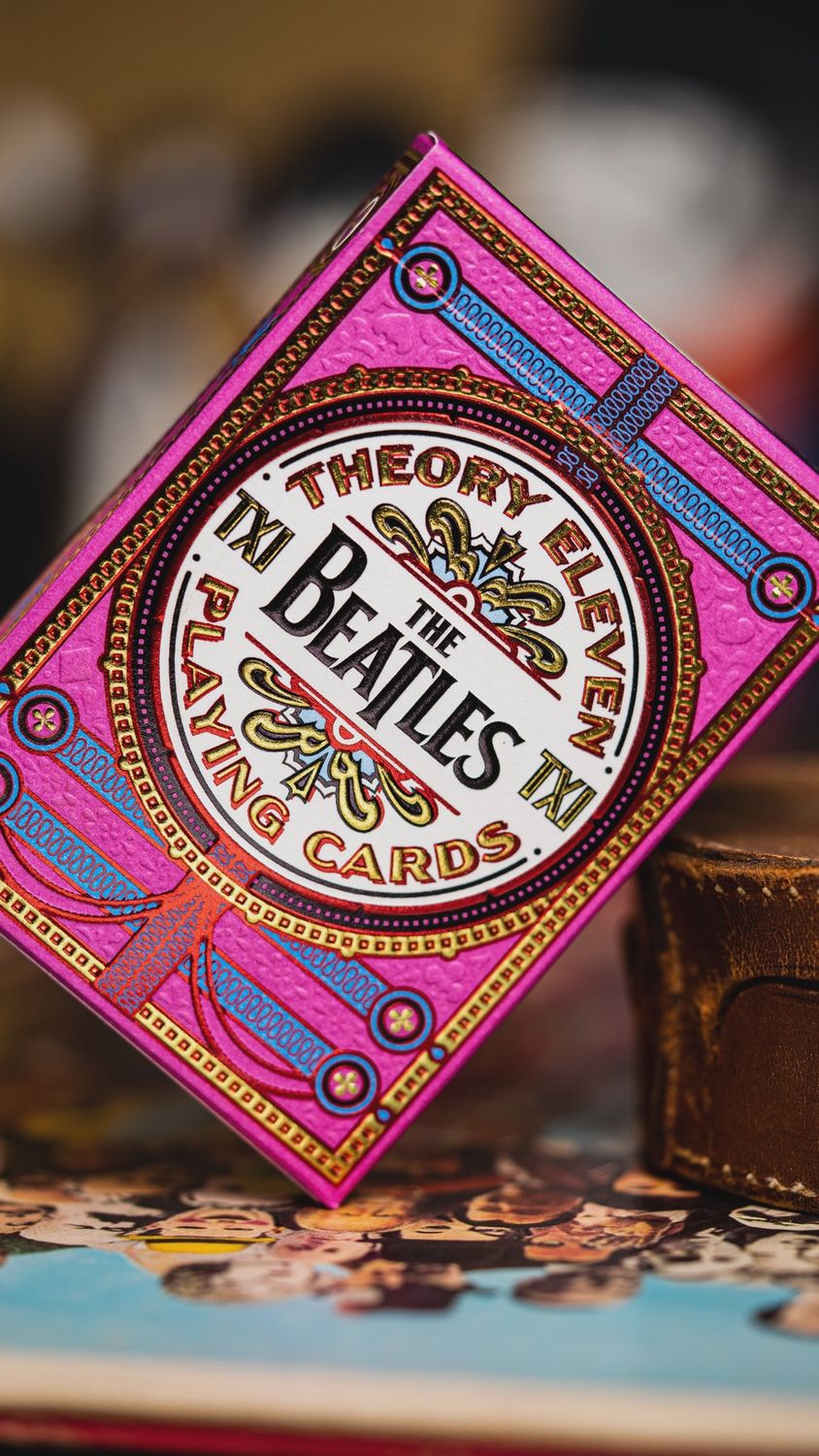 The Beatles Pink Playing Cards