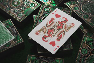 Avengers Green Edition Playing Cards