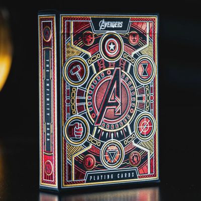 Avengers Red Edition Playing Cards