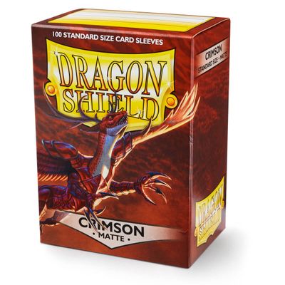 Dragon Shield: Sleeves – Matte – Crimson