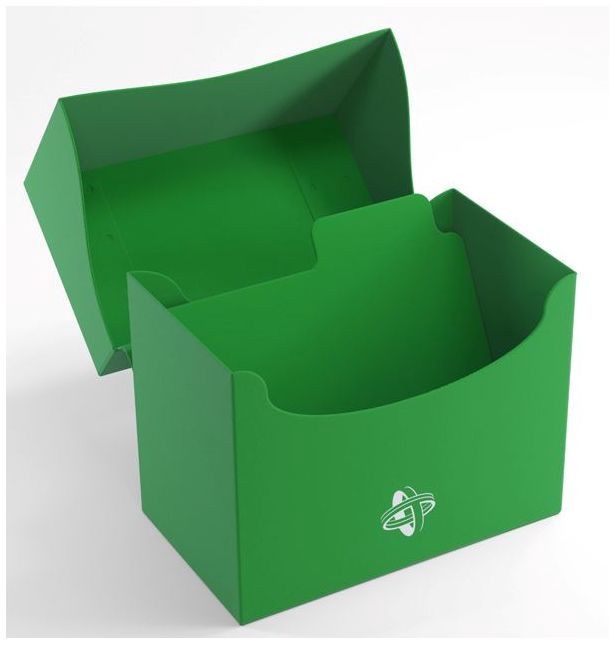 Gamegenic Side Holder Holds 80 Sleeves Deck Box Green