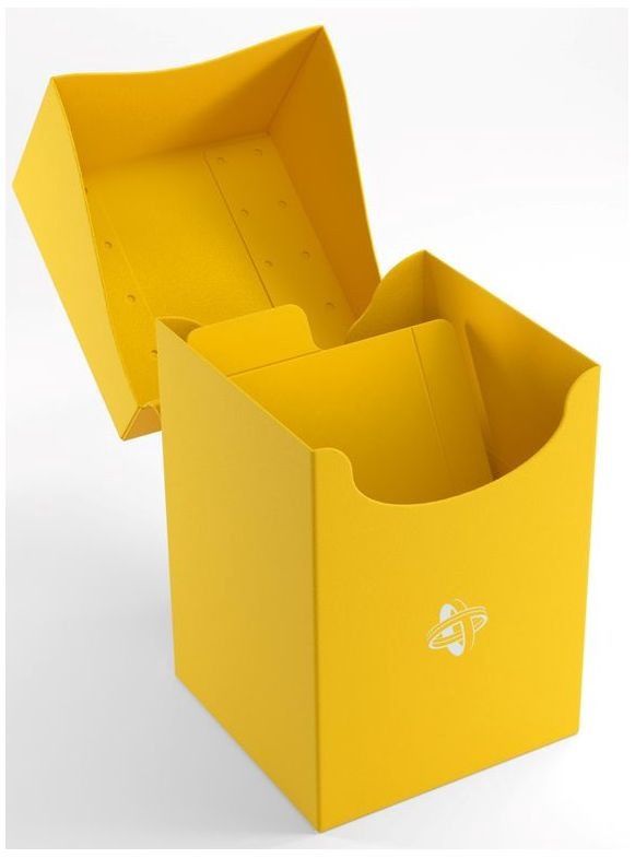 Gamegenic Deck Holder Holds 100 Sleeves Deck Box Yellow