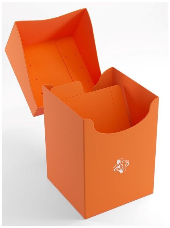 Gamegenic Deck Holder Holds 100 Sleeves Deck Box Orange