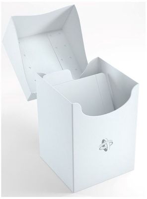 Gamegenic Deck Holder Holds 100 Sleeves Deck Box White