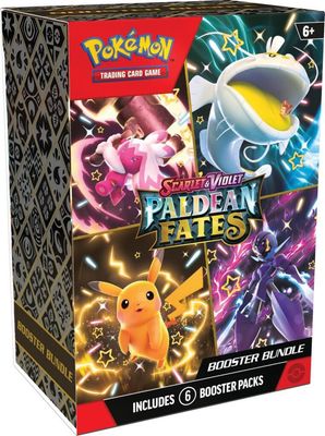 Pokemon TCG Scarlet &amp; Violet 4.5 Paldean Fates Booster Bundle Set