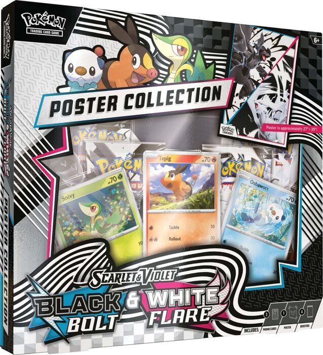 PRE-ORDER: Pokemon TCG Scarlet &amp; Violet 10.5 Unova Poster Box (July 18)