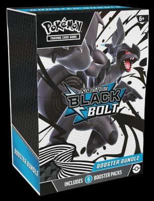 Pokemon TCG Scarlet &amp; Violet 10.5 Black Bolt Booster Bundle Set (August 22)